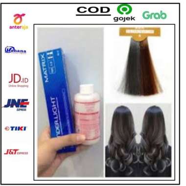 cat rambut matrix Wonder light WL-N + oxydant pewarna rambut matrix