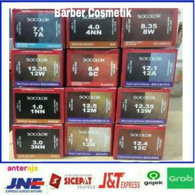matrix socolor cat rambut pewarna rambut + oxidant cat Saja