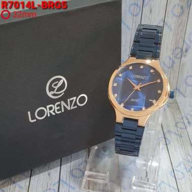 LORENZO 7014LBLUR - Jam Tangan Wanita Analog ORIGINAL