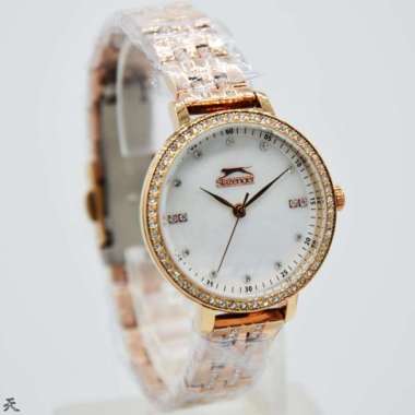 SLAZENGER SL.9.6078.3.02 - Jam Tangan Wanita Analog Original Rosegold