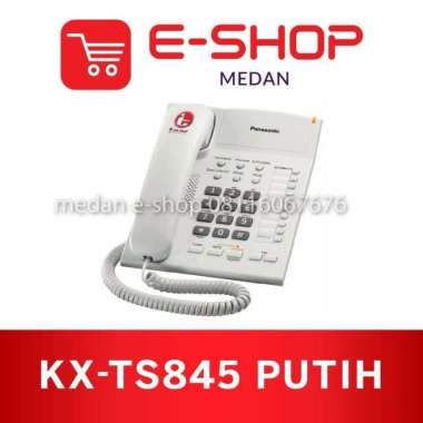 Telephone Panasonic KX-TS845 Pesawat telepon rumah ( WHITE )