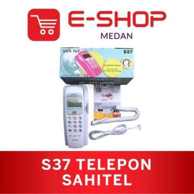 Telepon Kabel Sahitel S37 Pesawat Telpon Rumah Sahitel S-37 (Putih)