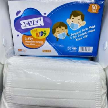 Seven Kids Surgical mask / masker medis anak / kids surgical mask / masker anak 3ply / masker medis 