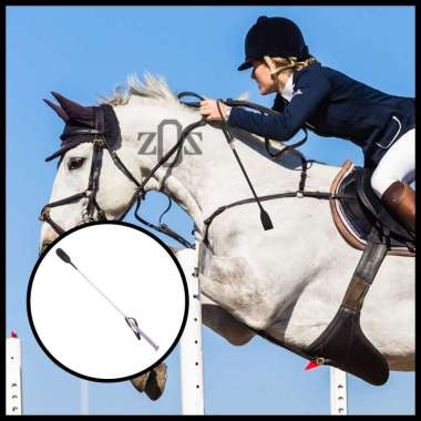 Cambuk Pecut Whip Kuda Horse Cavassion Premium Anti-Slip 68cm Pink]