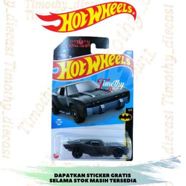 Hot Wheels Batmobile Batman DC Silver Hot Diecast