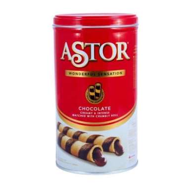 Promo Harga Astor Wafer Roll Chocolate 330 gr - Blibli