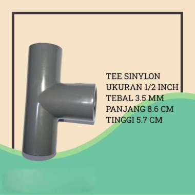 TEE T 1/2 INCH PVC - FITTING PIPA PVC