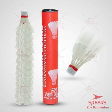 SPEEDS Kok Badminton isi 12 pcs Shuttlecock Kok Bulutangkis Murah 1 SET ISI 12pcs