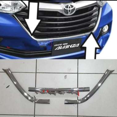 List Grille / Gril Grand New Avanza Chrome