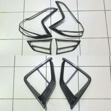 Paket garnish garnis lampu depan belakang Carbon Xpander