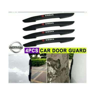 Door Guard Pelindung Pintu Mobil Logo Nissan March Black