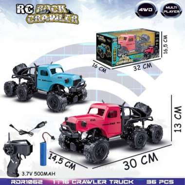 RC offroad 4wd mainan mobil mobilan truk truck anak remote control Multicolor