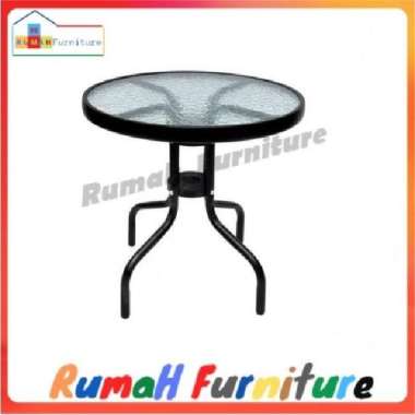 Meja teras Meja Besi Meja kaca meja taman Meja tamu meja cafe Bulat