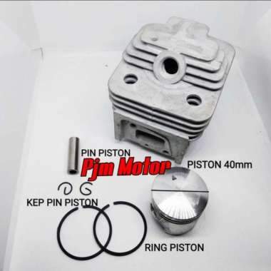 BG430 CG430 CYLINDER BLOK KOMPLIT MESIN POTONG RUMPUT TL43 40MM 43CC