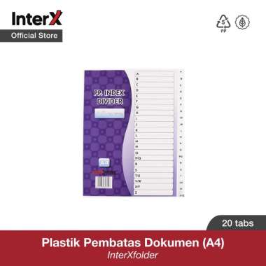 InterX Index Divider A4/A-Z Putih