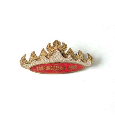 Lencana Siger Lampung Pesisir Barat Pin Siger Pesisir Peniti - Peniti Mulyocreative