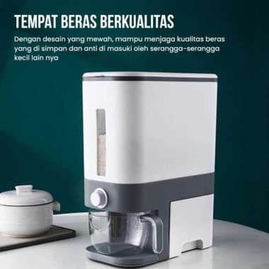 INDOMART Dispenser beras rice storage box kapasitas besar automatic Laci