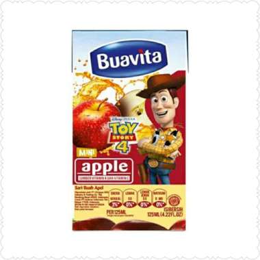 Buavita mini Apel 125ml 1 dus isi 40 pcs