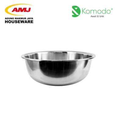 BASKOM STAINLESS / BASKOM TINGGI 38 CM KOMODO