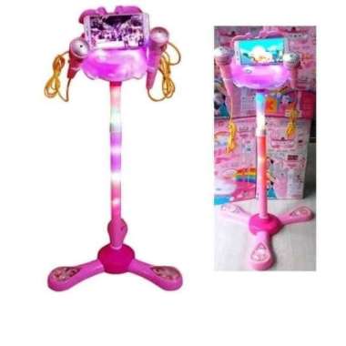 MAINAN ANAK MICROPHONE FROZEN 6807 DOUBLE MIC MP3 - KADO MAINAN MIC