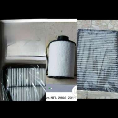 Paket Filter Captiva Nfl Solar+Udara+Cabin Ac Carbon Dus Putih