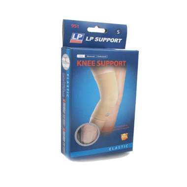LP Support Original Elastic Knee Support / deker lutut elastis LP-951 Tan/Krem S