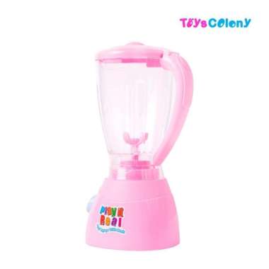 PLAY IT REAL JUICER + BUBBLE BOBA-BISA ISI AIR DAN ADA BOBA MAINANNYA Merah Muda