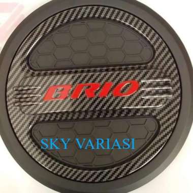 Tank Cover Hitam Black List Lis Carbon Brio lama