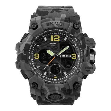 Jam Tangan Pria Skmei 1155ONTM Original Gray