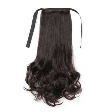 FG Ponytail Curly TalWig Ponytail Anak Rambut Palsu Extension Hair Clip Ponytail Model Pendek Keriti