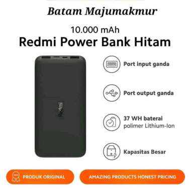 Xiaomi Redmi Powerbank 10000mAh , input type C & micro usb
