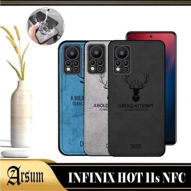 PROMO Case INFINIX HOT 11s NFC Softcase Deer Bermotif jeans New Casing INFINIX HOT 11s NFC INF HOT11