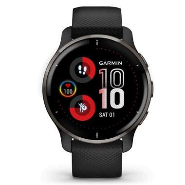 JAM TANGAN GARMIN SMARTWATCH PRIA SMARTWATCH WANITA VENU 2 PLUSGPS BLACK SLATE KORSEA VENU 2 PLUS JA