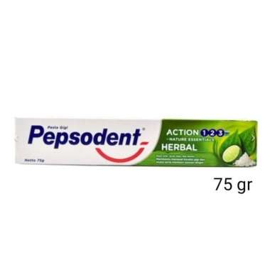 Promo Harga Pepsodent Pasta Gigi Action 123 Herbal 75 gr - Blibli
