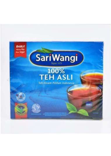 TEH HITAM CELUP SARIWANGI TEH ASLI ISI 50 KANTONG BLACK TEA