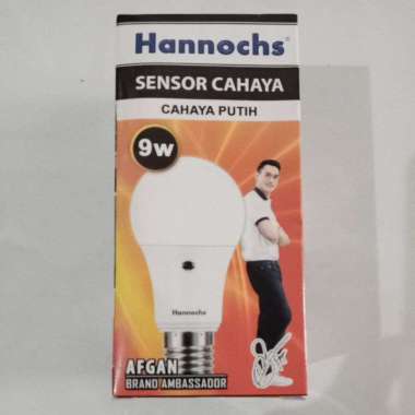Lampu LED Otomatis Sensor Cahaya Siang/ Malam Hannochs 11 Watt 9 Watt