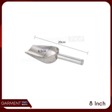 Sekop Es Batu Sendok Serok Es Skop Serokan Biji Kopi Tepung Stainless Steel untuk Franchise Usaha Mi