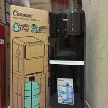 dispenser cosmos galon bawah elektrik hot col fresh 3 kran tipe baru