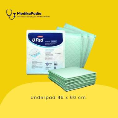 Perlak Alas Bayi U-Pad Onemed 45x60cm isi 10pcs / Underpad Bayi / Popok Ompol Manula / Alas Dewasa