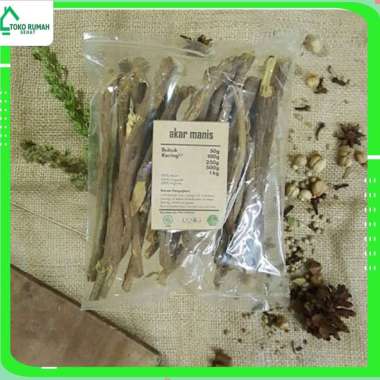 AKAR MANIS KERING 250gr - KAYU LEGI - Liquorice Licorice - MURNI