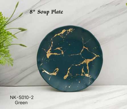 Soup Plate Piring Sup 8" NK-S010 NK-S010-2 GREEN