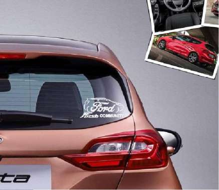 Stiker Ford Fiesta Community Komunitas Mobil Car Sticker Club Aksesori