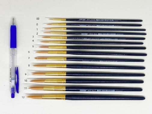 Kuas Joyko No 8 BR 6 | Kuas Cat Air Lukis Minyak Cat Acrylic [1 LUSIN]