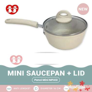 Panci dan Wajan Mini untuk MPASI - Mini Saucepan with Lid 16cm