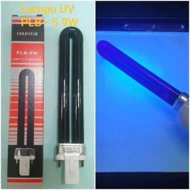 LAMPU PLS 9W UV BLB UANG PALSU MODEL TUSUK. GOLD STAR