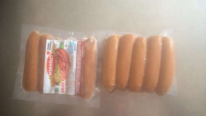 Kimbo sosis sapi mini bratwurst 500gr