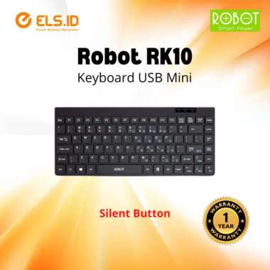 Robot RK10 Mini USB Keyboard Wired Ultra Thin