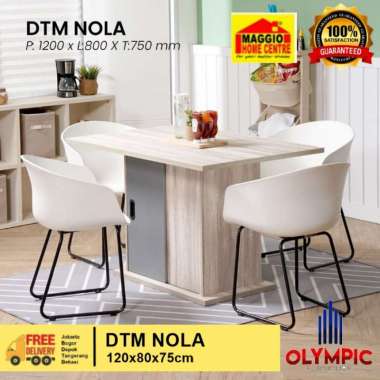 MEJA MAKAN SET 4 KURSI - MEJA MAKAN CAFE - DTM NOLA - OLYMPIC SET
