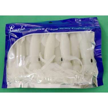 TERMURAH umpan pancing Cumi tiruan soft lure squid Luminous GID