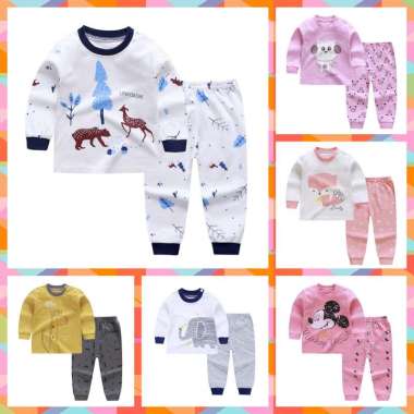 Piyama Impor Bayi Baju Tidur Impor Anak Baju Tidur Impor Bayi Jumper Bayi 90 Gajah Putih